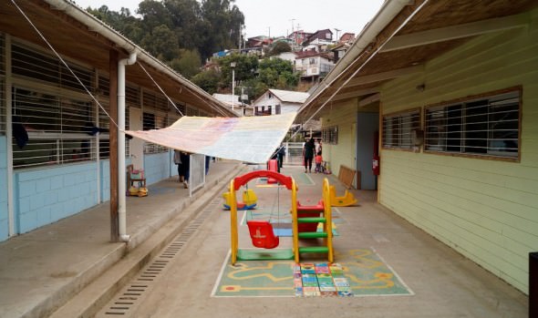 Con una inversión de más de $ 200 millones de pesos dejarán como nuevo jardín infantil VTF de Cormuviña