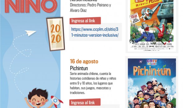 Municipio de Viña del Mar ofrece variada programación virtual para los niños en su día y durante todo el mes de agosto