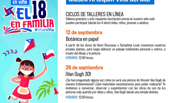Fondas, conciertos y tradiciones para compartir on line ofrece municipio de Viña del Mar para estas Fiestas Patrias