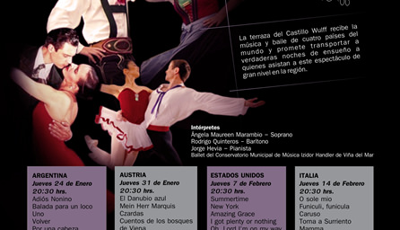 Municipio de Viña del Mar presenta “Noches de ensueño en el Castillo Wulff”