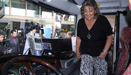 Incorporación de nuevas tecnologías en buses interurbanos fue valorado por alcaldesa Virginia Reginato