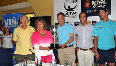 Sorteo de ATP Viña del Mar fue encabezado por alcaldesa Virginia Reginato