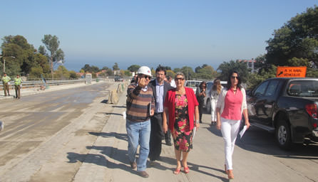 Término de reversibilidad vehicular en Av. Alessandri fue destacado por alcaldesa Virginia Reginato