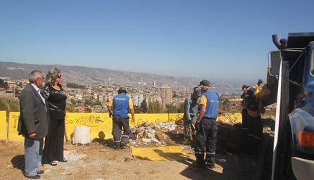 Municipio de Viña del Mar realiza diversos operativos de limpieza de microbasurales en la comuna