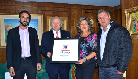 Comité Organizador de Copa América comenzó trabajo con Municipalidad de Viña del Mar