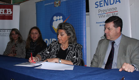 Municipalidad de Viña del Mar, SENDA   y empresas fomentan Programa preventivo de consumo de alcohol y drogas
