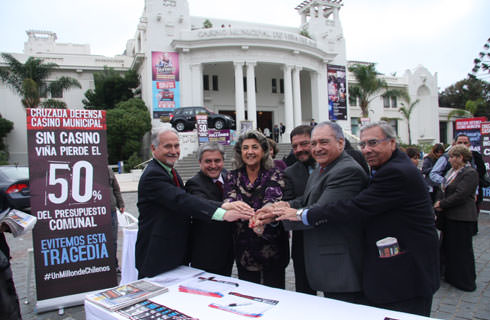 Alcaldesa Virginia Reginato, reunion casinos