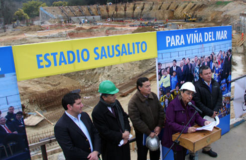 Imagen de la noticia: Alcaldesa Virginia Reginato, estadio Sausalito