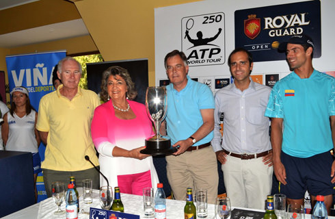 Alcaldesa Virginia Reginato, sorteo ATP