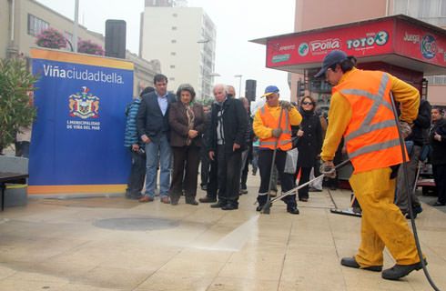 Alcaldesa Virginia Reginato, calle valparaíso