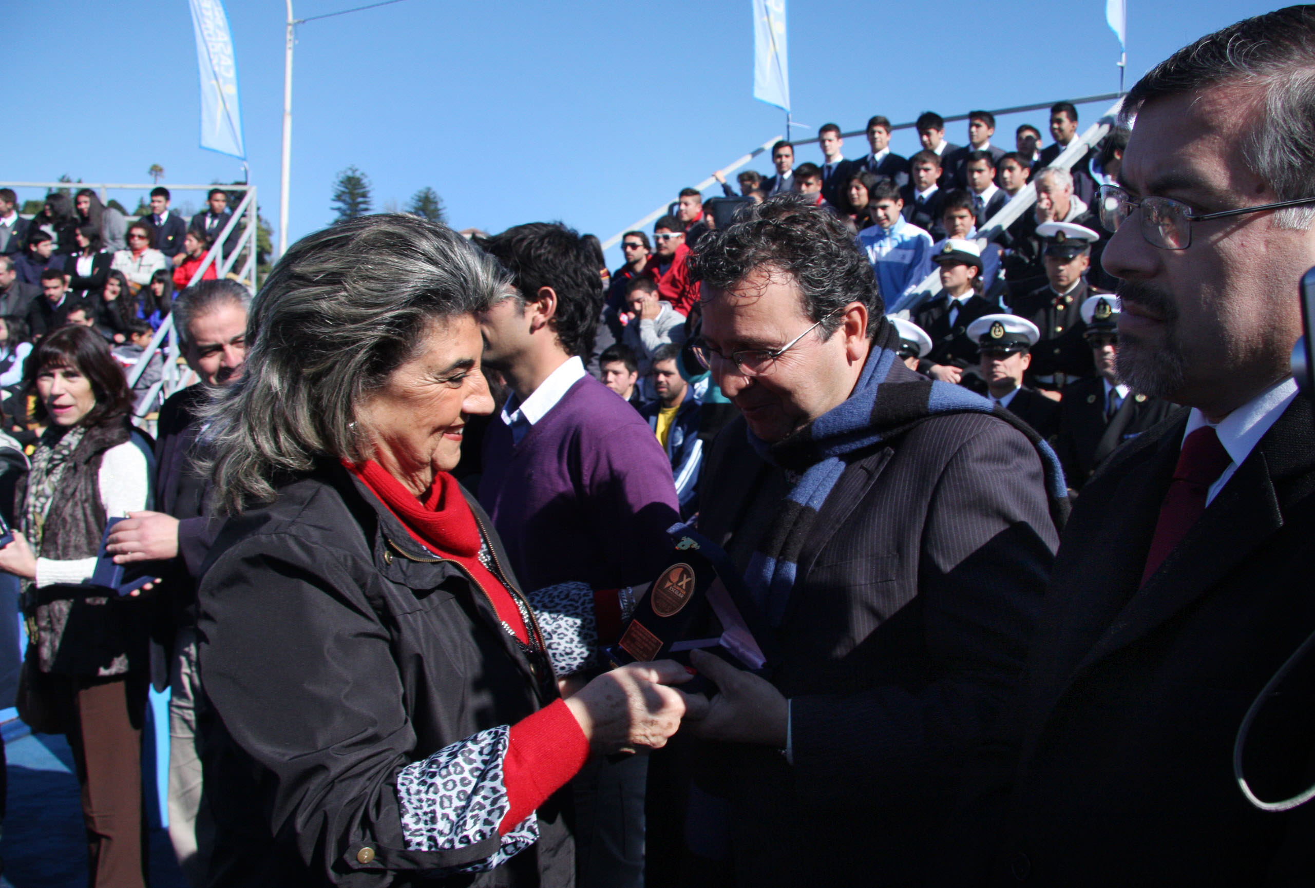 Llama de la X Olimpiada Escolar y V Interempresas  y Servicios Públicos encendió la alcaldesa Virginia Reginato