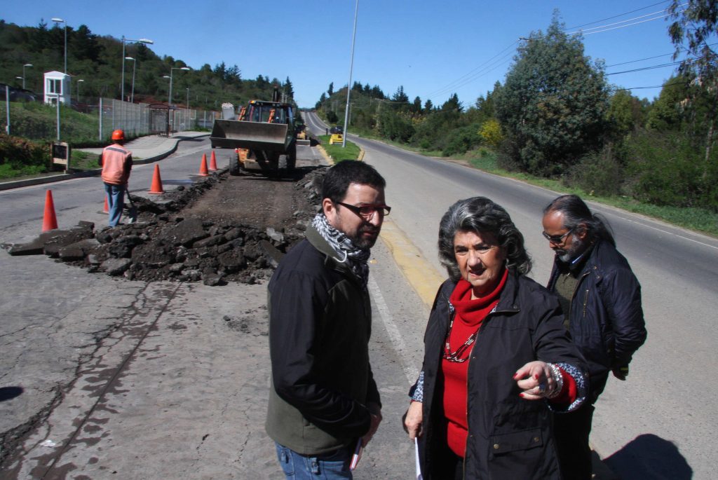Imagen principal: Municipio de Viña del Mar inició reparación de pavimento en  Agua Santa