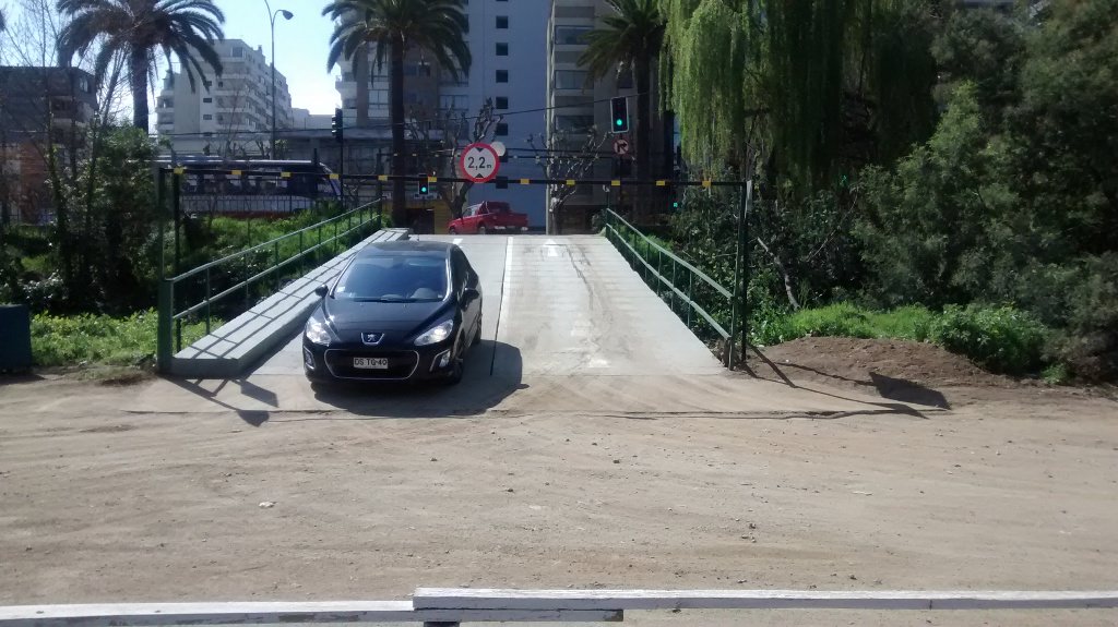 Este viernes quedó habilitado Puente mecano de Quinta