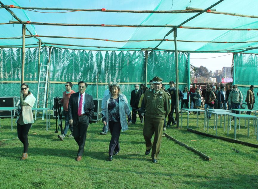 Autoridades realizaron inspección final a recinto donde se desarrollará la gran fiesta criolla en Viña del Mar