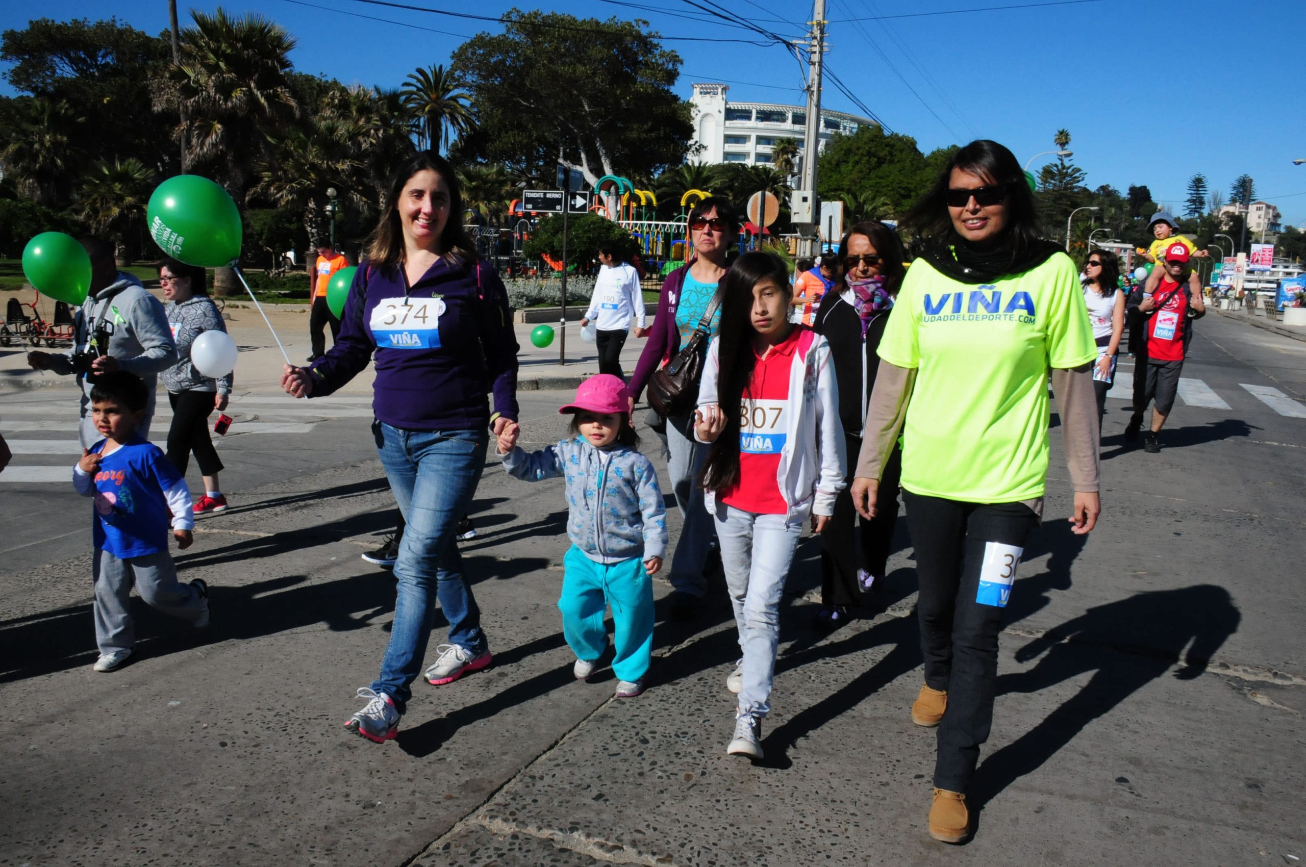 Municipalidad de Viña del Mar realizó nueva fecha de  corridas familiares, con caminata por la donación de órganos
