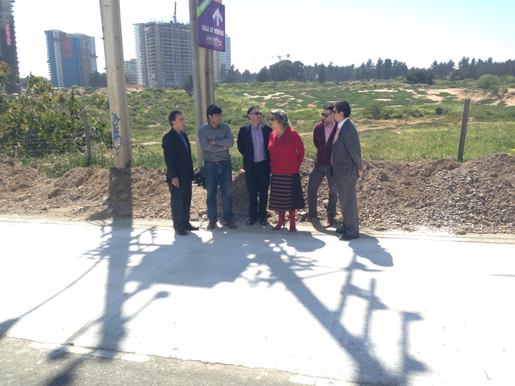 Obras de mejoramiento Av. Edmundo Eluchans en Reñaca  fueron inspeccionadas por alcaldesa Virginia Reginato