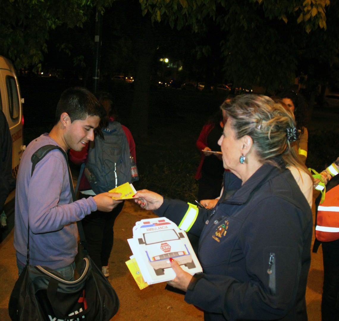 Con apoyo de la Municipalidad de Viña del Mar impulsan  campaña de autocuidado en peatones para  que  no transiten con ingesta de alcohol