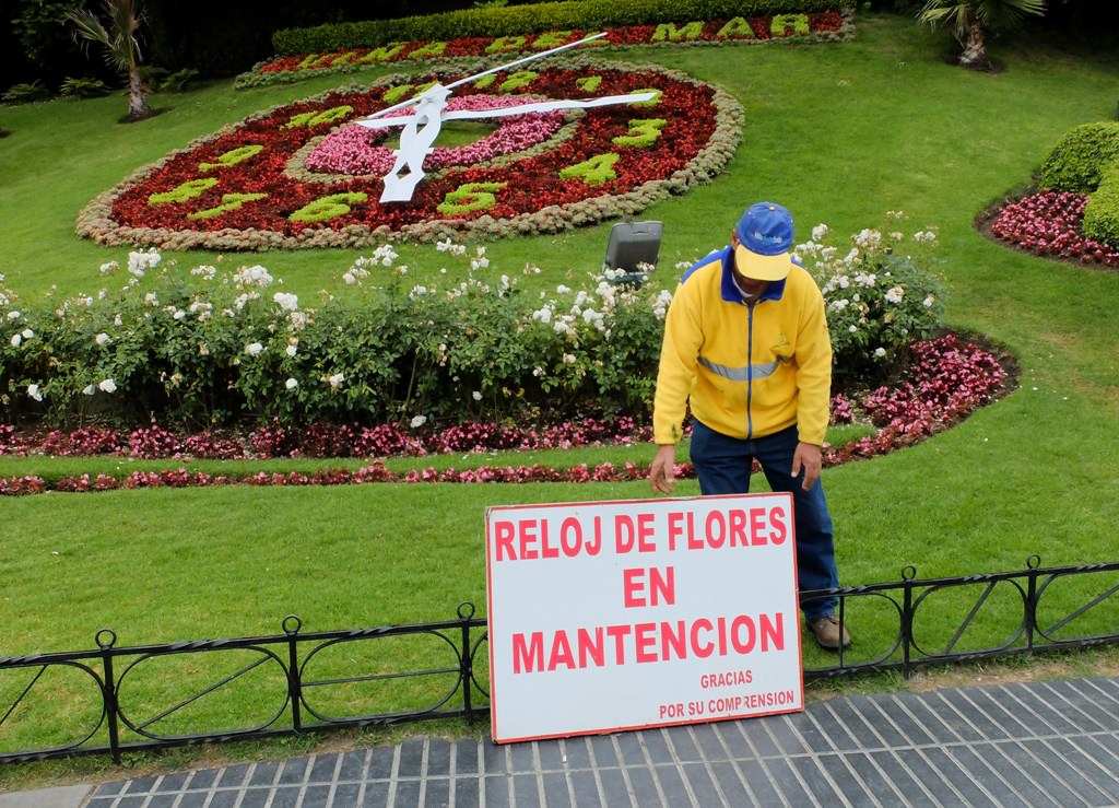 Reloj de Flores de la Municipalidad de Viña del Mar se encuentra en proceso de calibración y evaluación de daños