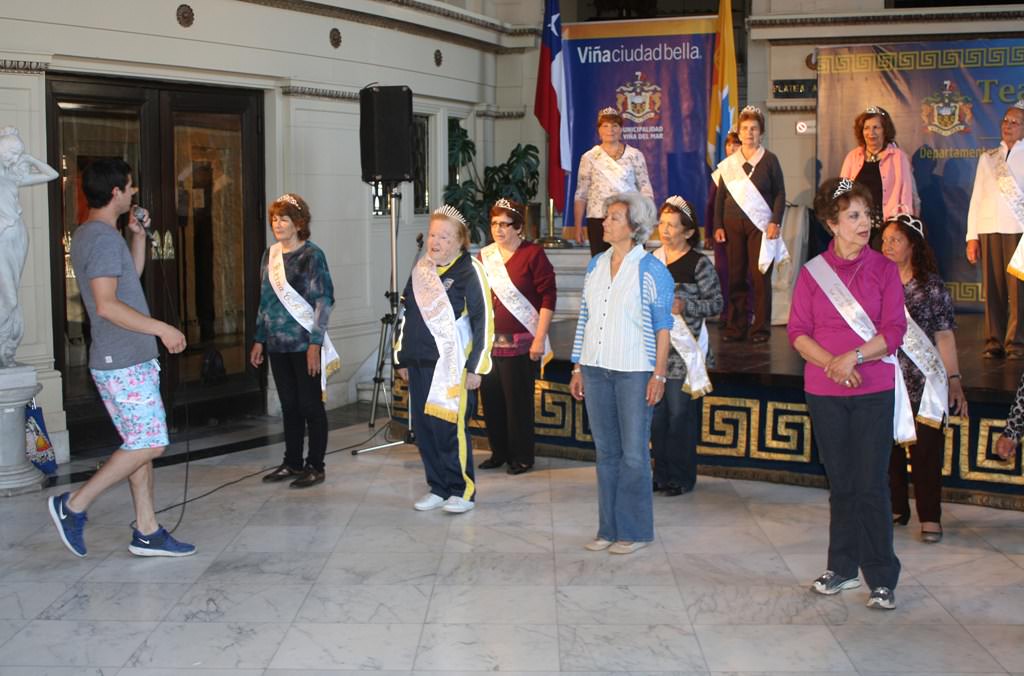 Diversas actividades realizan candidatas a Reina del Adulto Mayor, Viña del Mar 2014