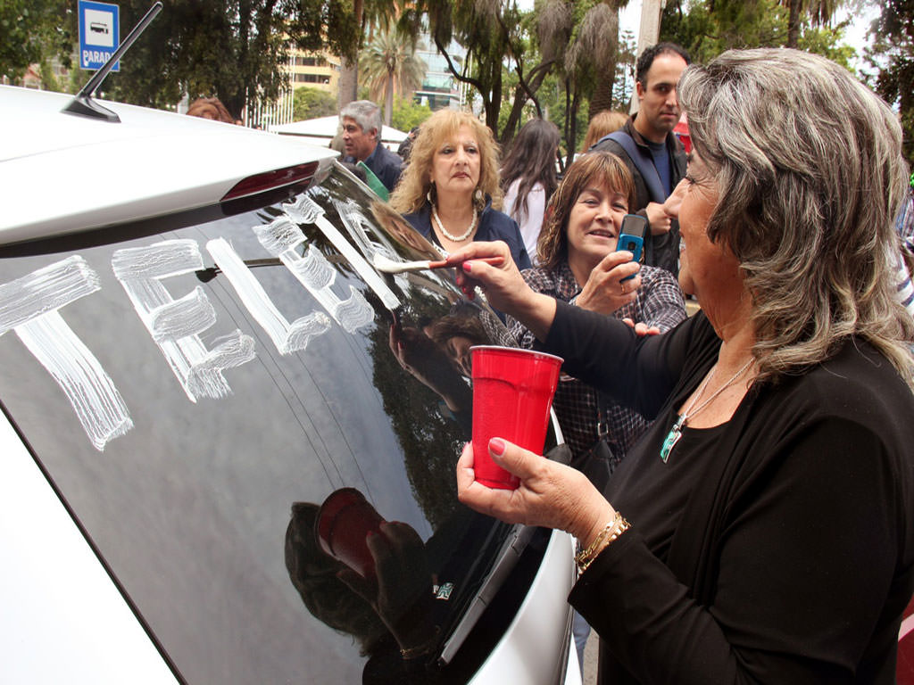 Alcaldesa Virginia Reginato, teleton