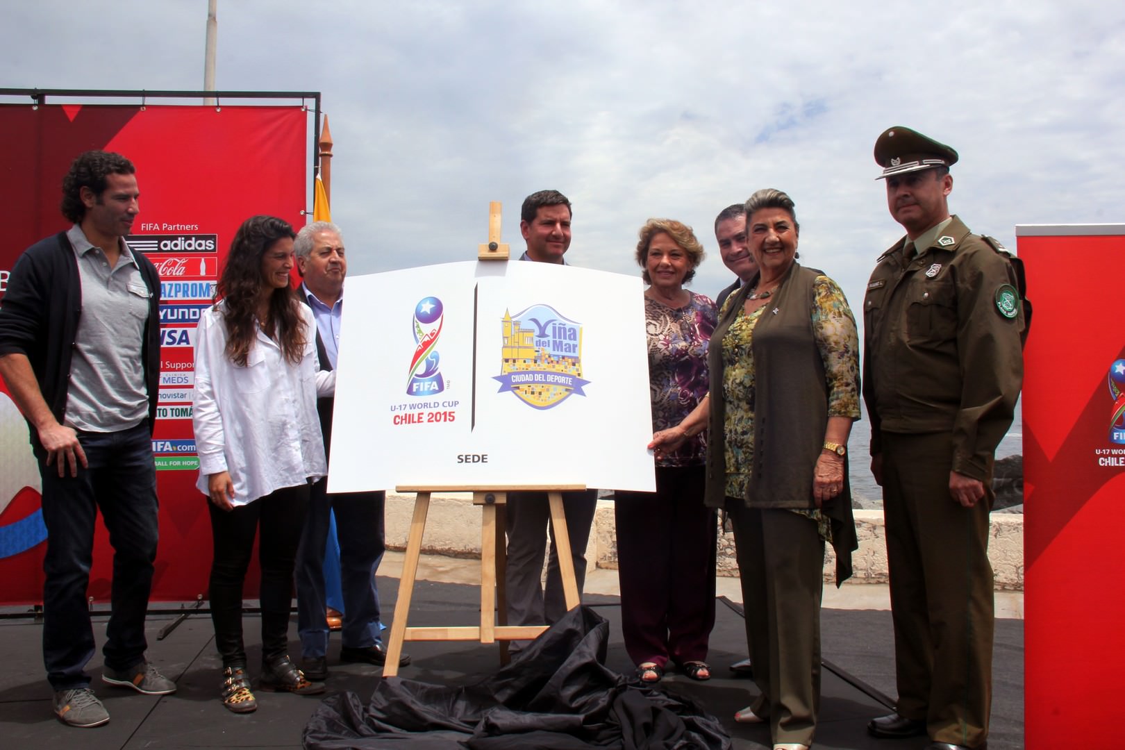 Logo oficial de Viña del Mar para  Mundial sub-17 fue presentado por alcaldesa Virginia Reginato
