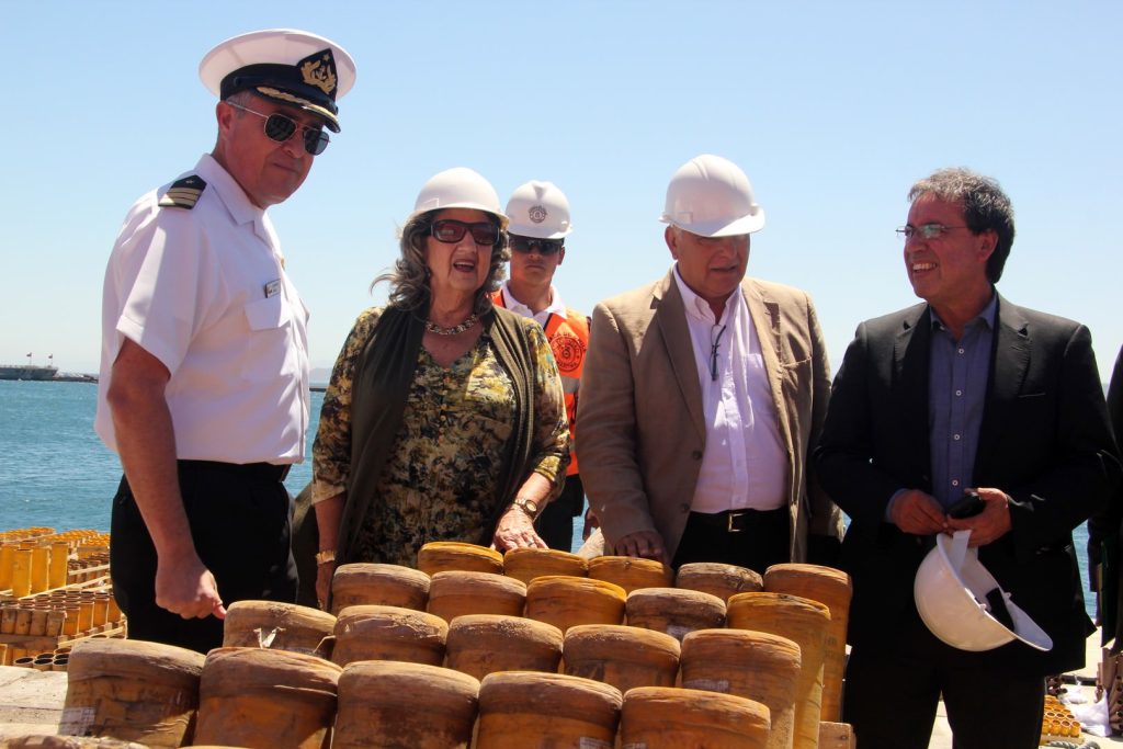 Imagen principal: Instalación de bombas en plataformas de lanzamiento fueron inspeccionadas por alcaldesa Virginia Reginato