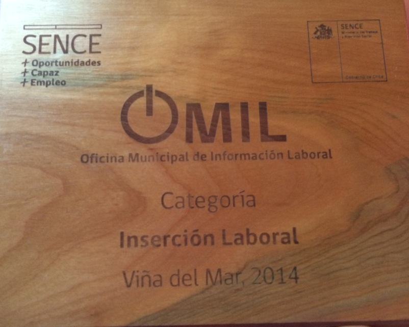 OMIL Viña de Mar fue reconocida por Sence  por  lograr la mayor cantidad de inserción laboral en la región