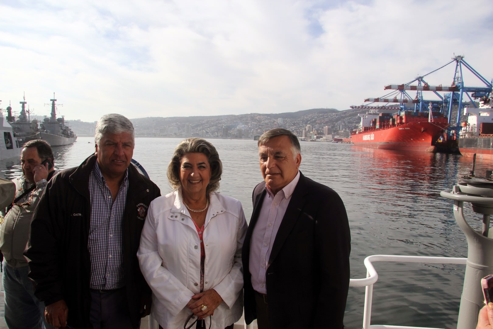 Puntos de lanzamiento para festival pirotécnico  fueron inspeccionados por alcaldesa Virginia Reginato y autoridades comunales y regionales