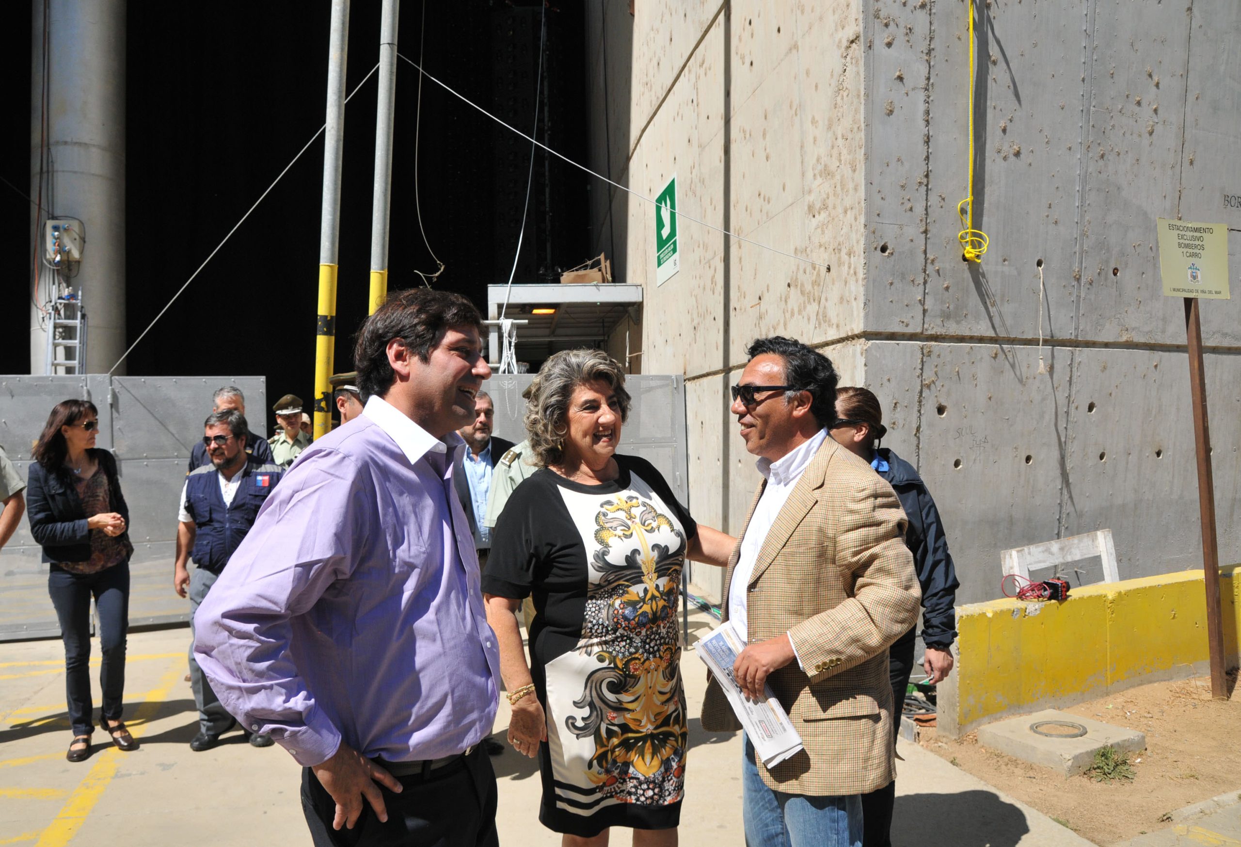 Ultima inspección a  medidas de seguridad en la Quinta Vergara encabezó alcaldesa Virginia Reginato