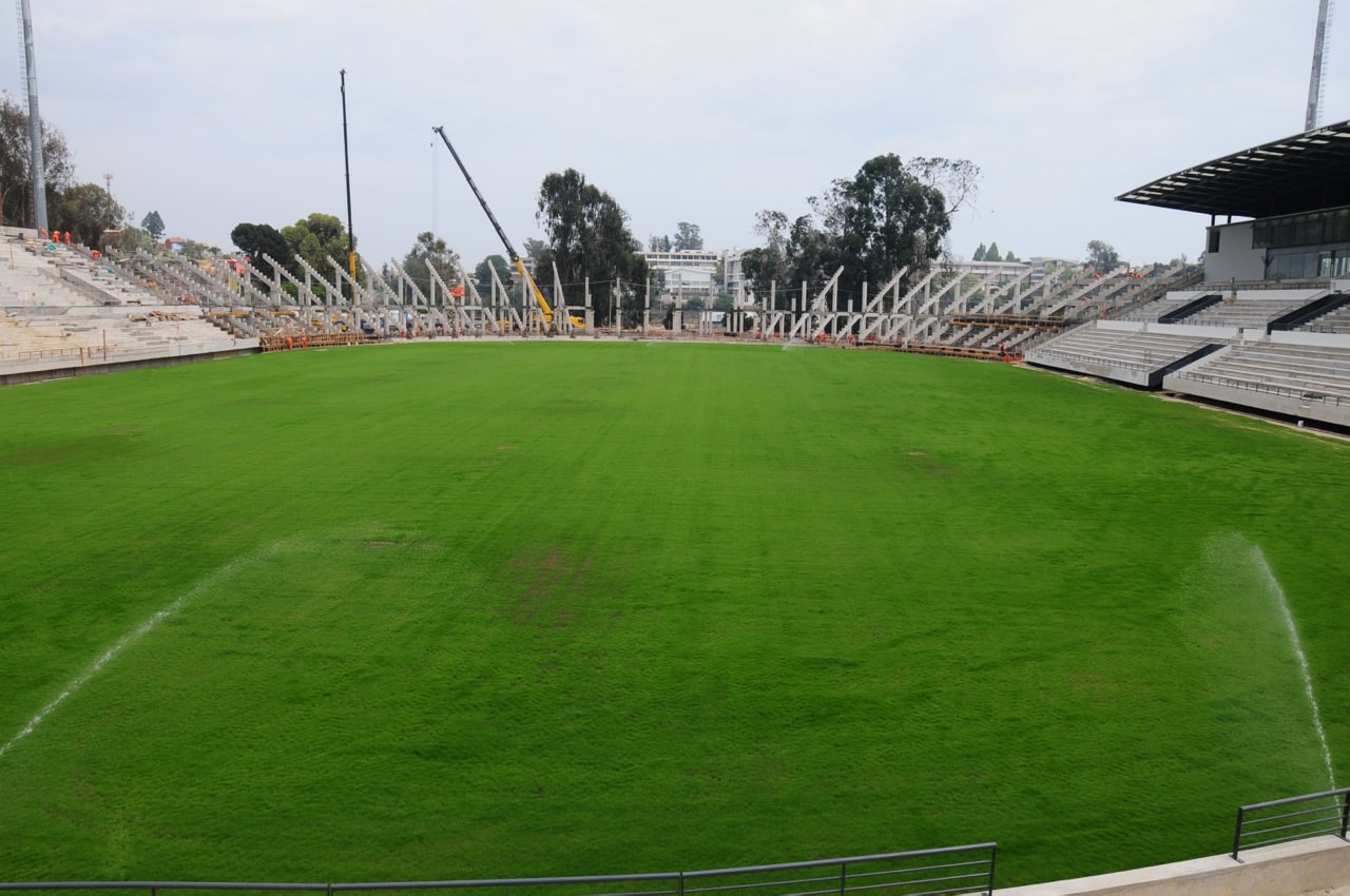 Municipio de Viña del Mar informa avance de cancha en Estadio Sausalito