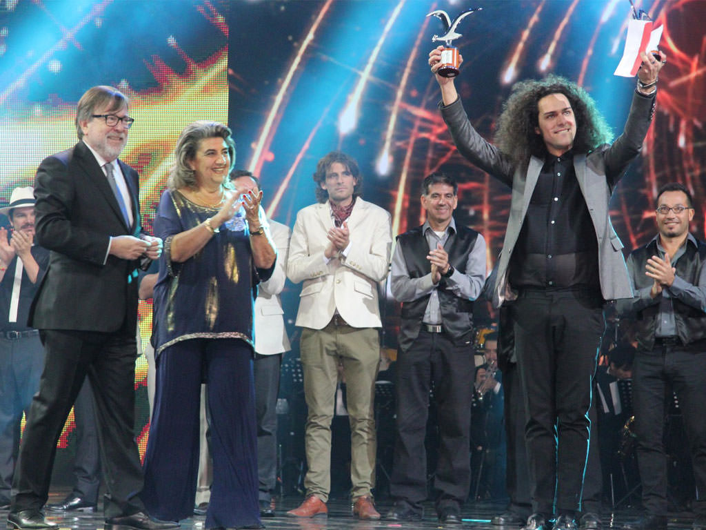 Alcaldesa Virginia Reginato, ganadores festival