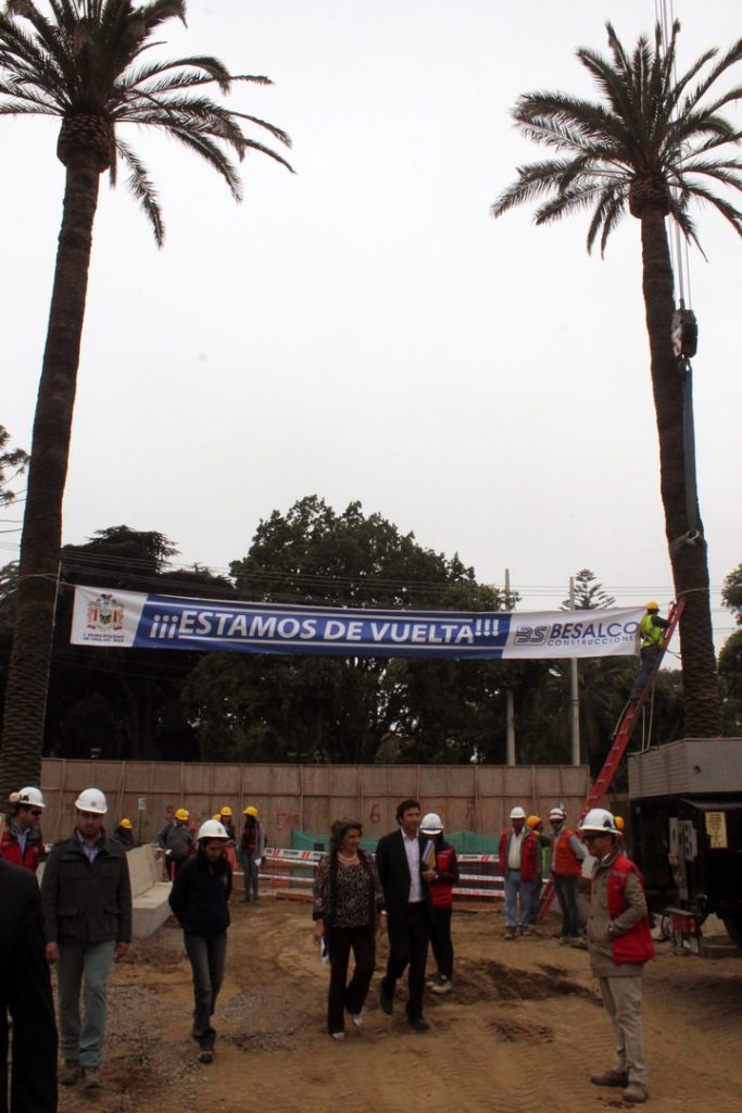 Imagen principal: Municipio de Viña del Mar reinstala 16 palmeras en Plaza Sucre