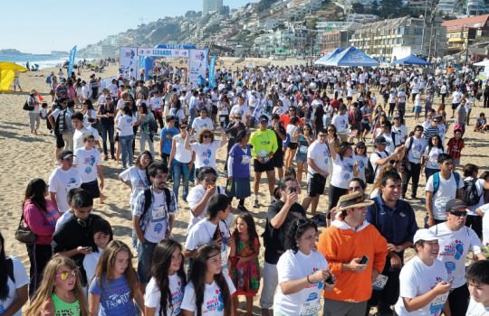 Viña del Mar será una de las 40 ciudades del planeta en que se realizará la caminata mundial por el agua
