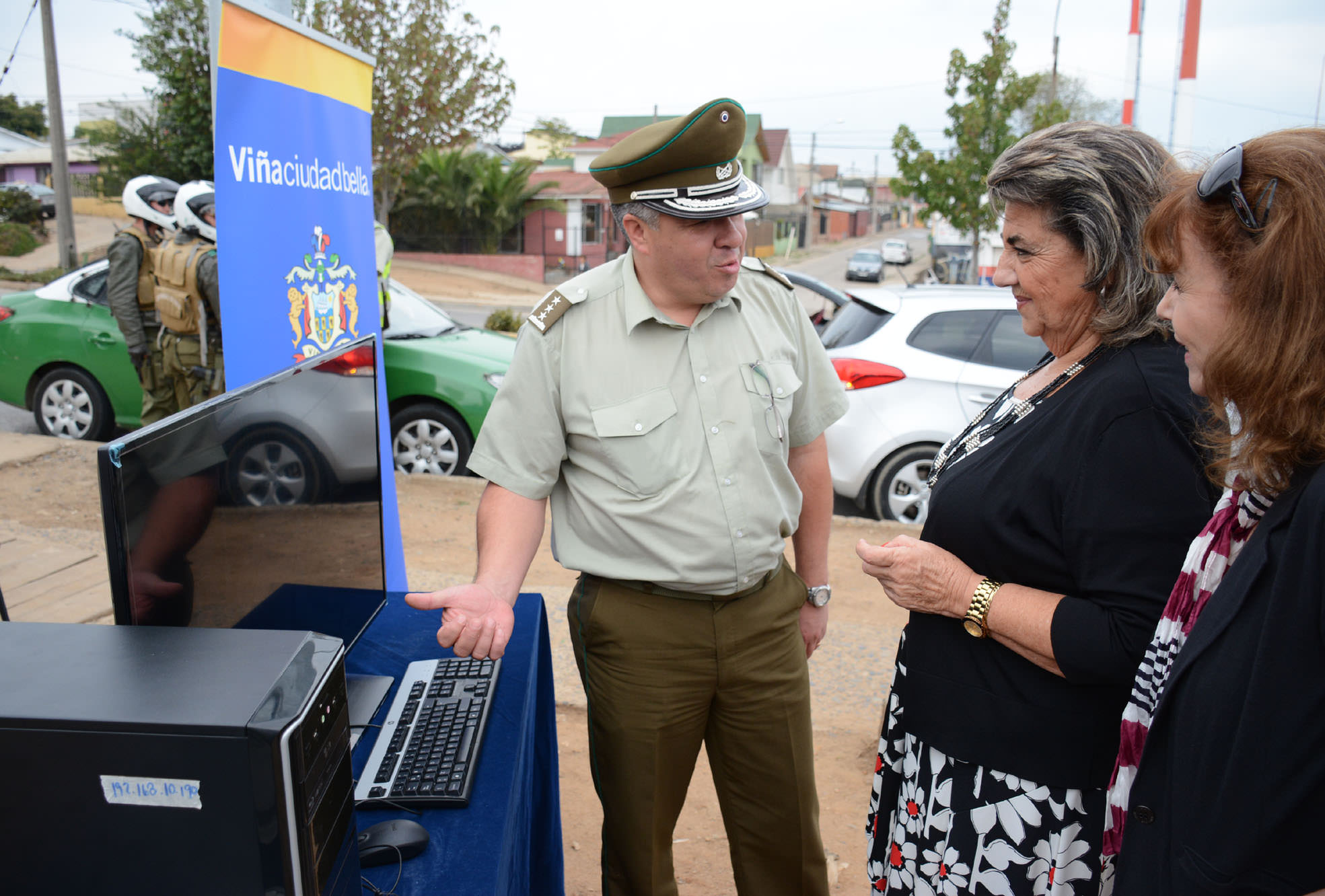 Efectividad de nuevas Cámaras de Televigilancia fue destacado por alcaldesa Virginia Reginato