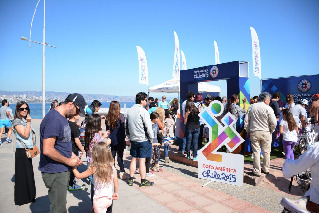 Imagen principal: En Viña del Mar ya se comienza a vivir el ambiente de la Copa América Chile 2015