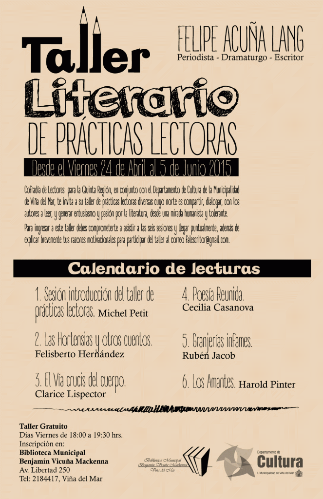 Imagen principal: Municipalidad de Viña del Mar invita a Taller Literario gratuito