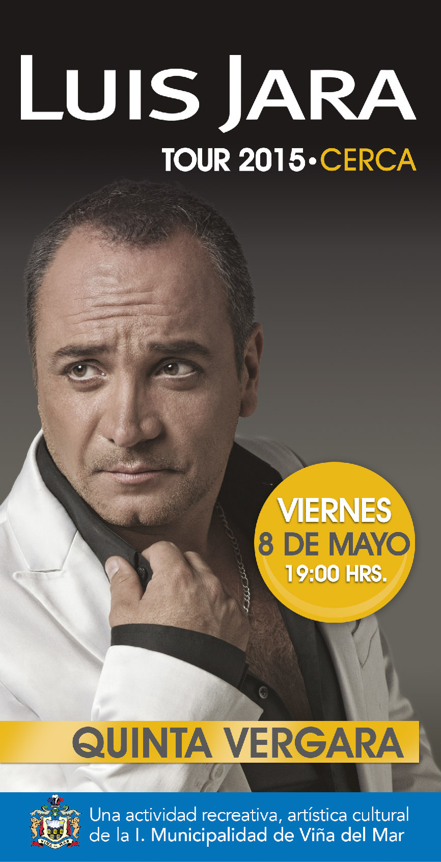 Luis Jara llenará de romanticismo la Quinta Vergara en actividad a la que invita alcaldesa Virginia Reginato