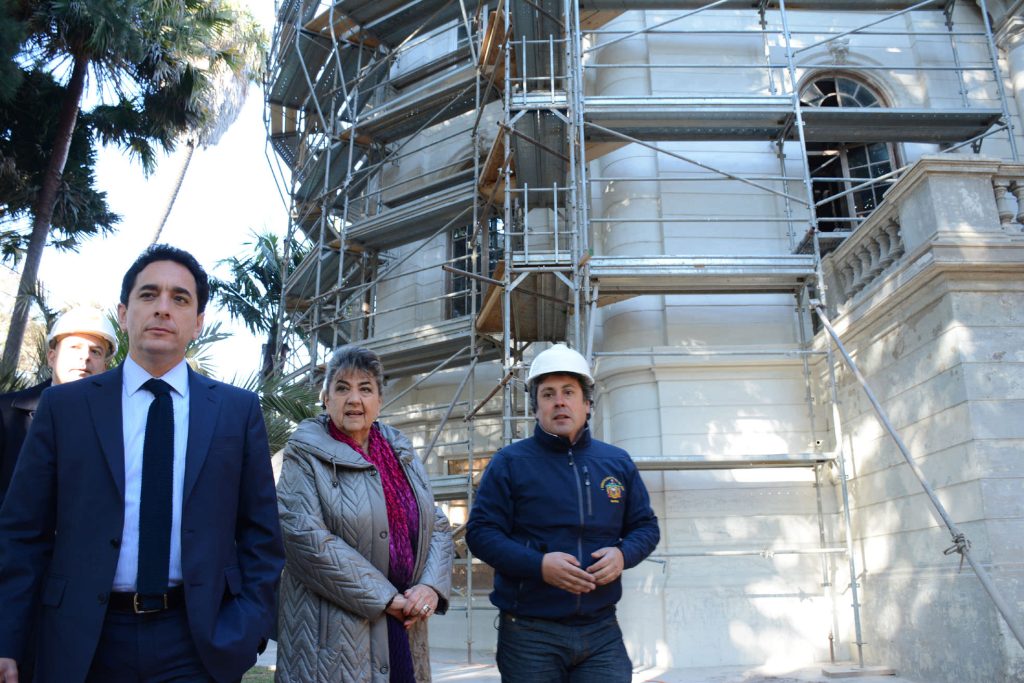 Imagen principal: En octubre terminará la restauración del Palacio Rioja informó alcaldesa Virginia Reginato