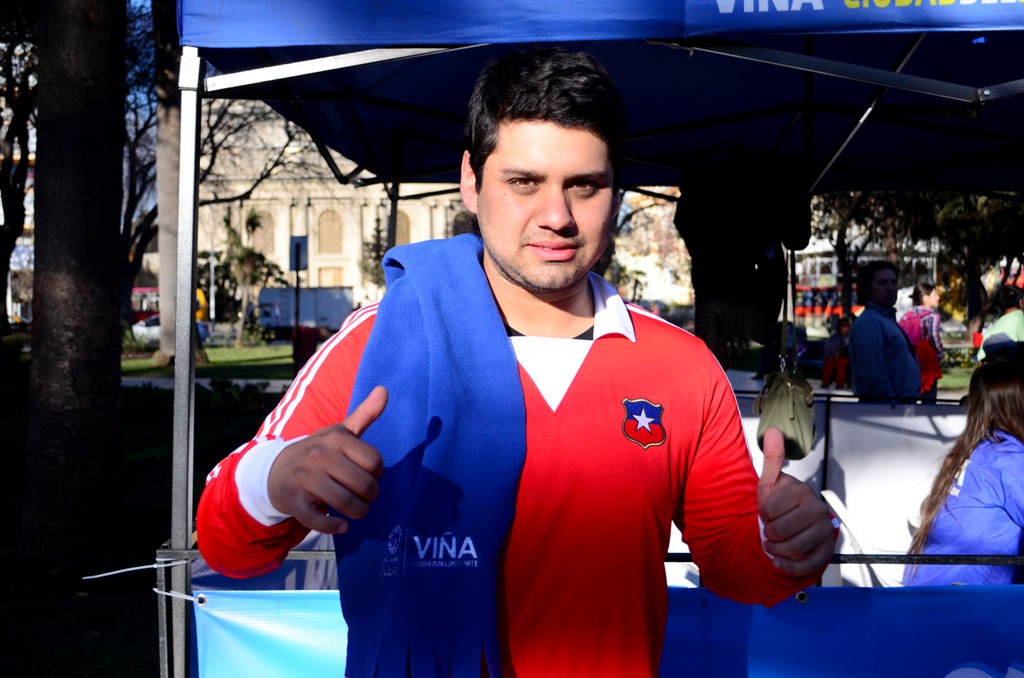 Con gran entusiasmo se vive en Viña del Mar  la Copa América Chile 2015
