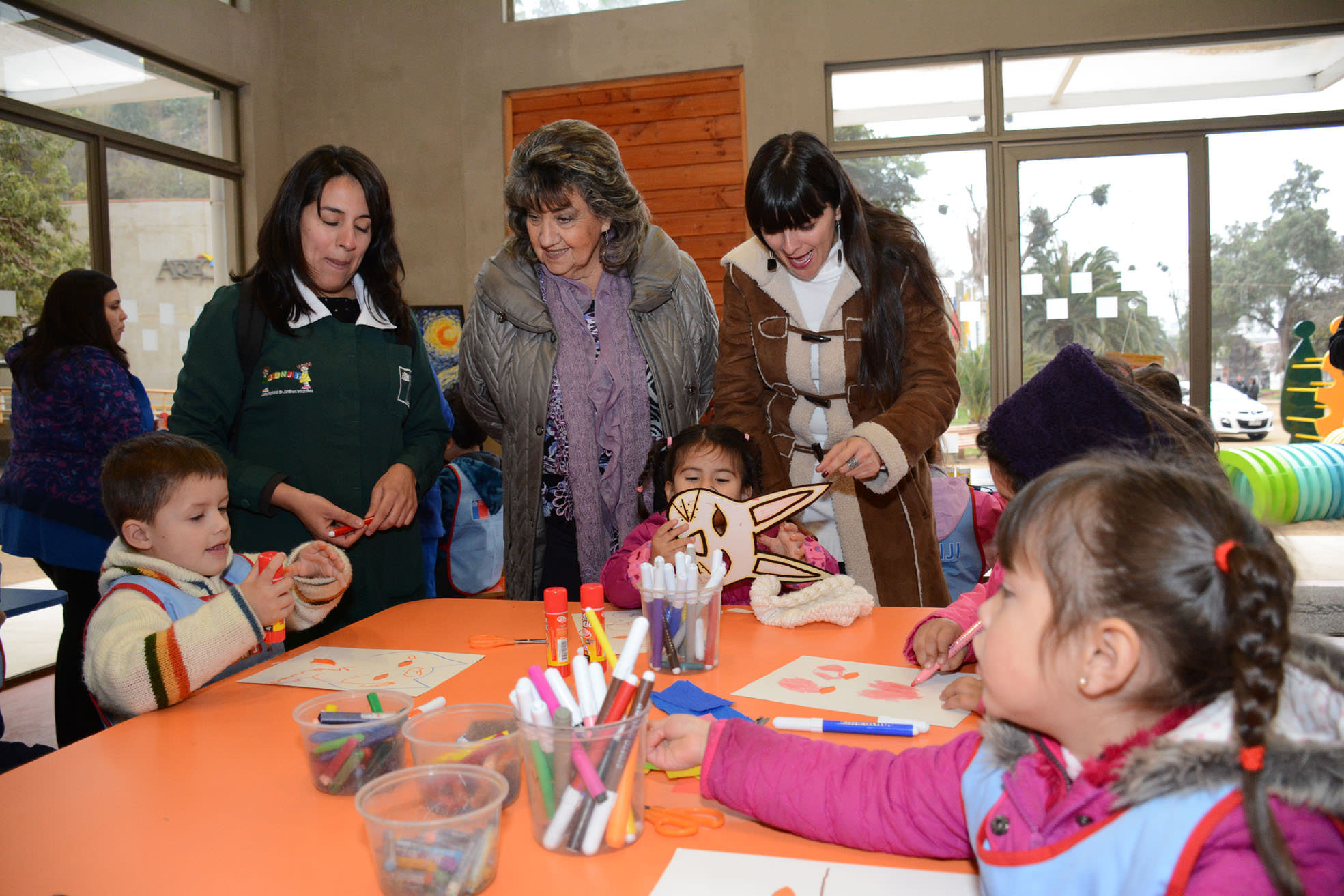 250 párvulos de jardines infantiles JUNJI  disfrutaron en Museo Artequin