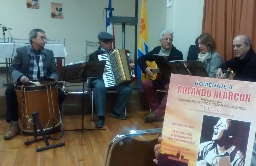 Imagen principal: Invitación  a presentación de grupo Peuco, que rendirá homenaje a Rolando Alarcón realizó alcaldesa Virginia Reginato