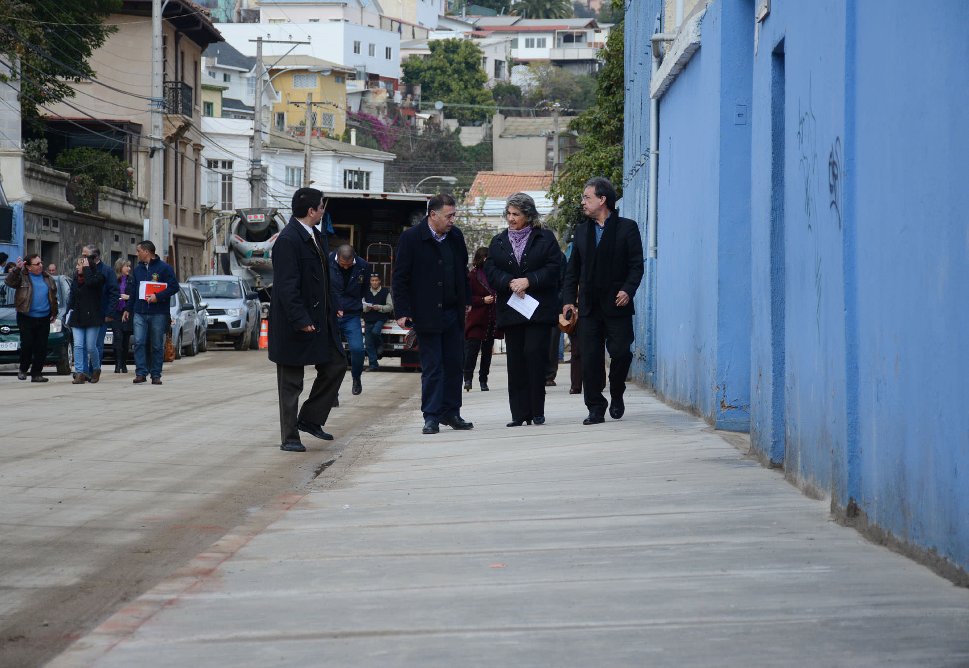 Municipio de Viña del Mar potencia obras viales con plan de reparación de aceras