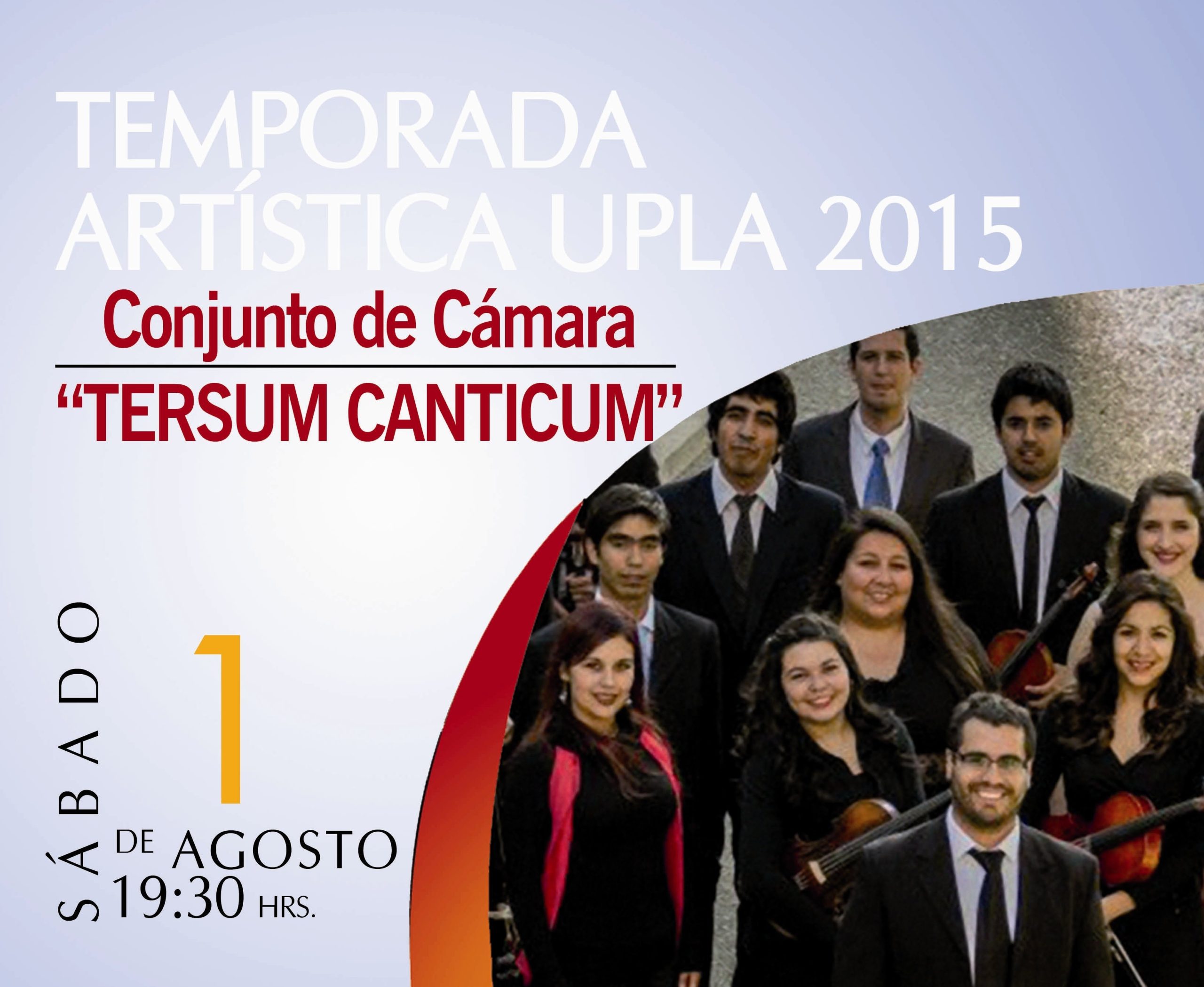 Municipalidad de Viña del Mar invita a concierto de Tersus Canticum en Foyer del Teatro Municipal