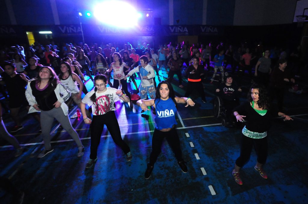 Imagen principal: “Zumba tour  Viña, tuvo su décima parada en gimnasio de la Corporación Municipal