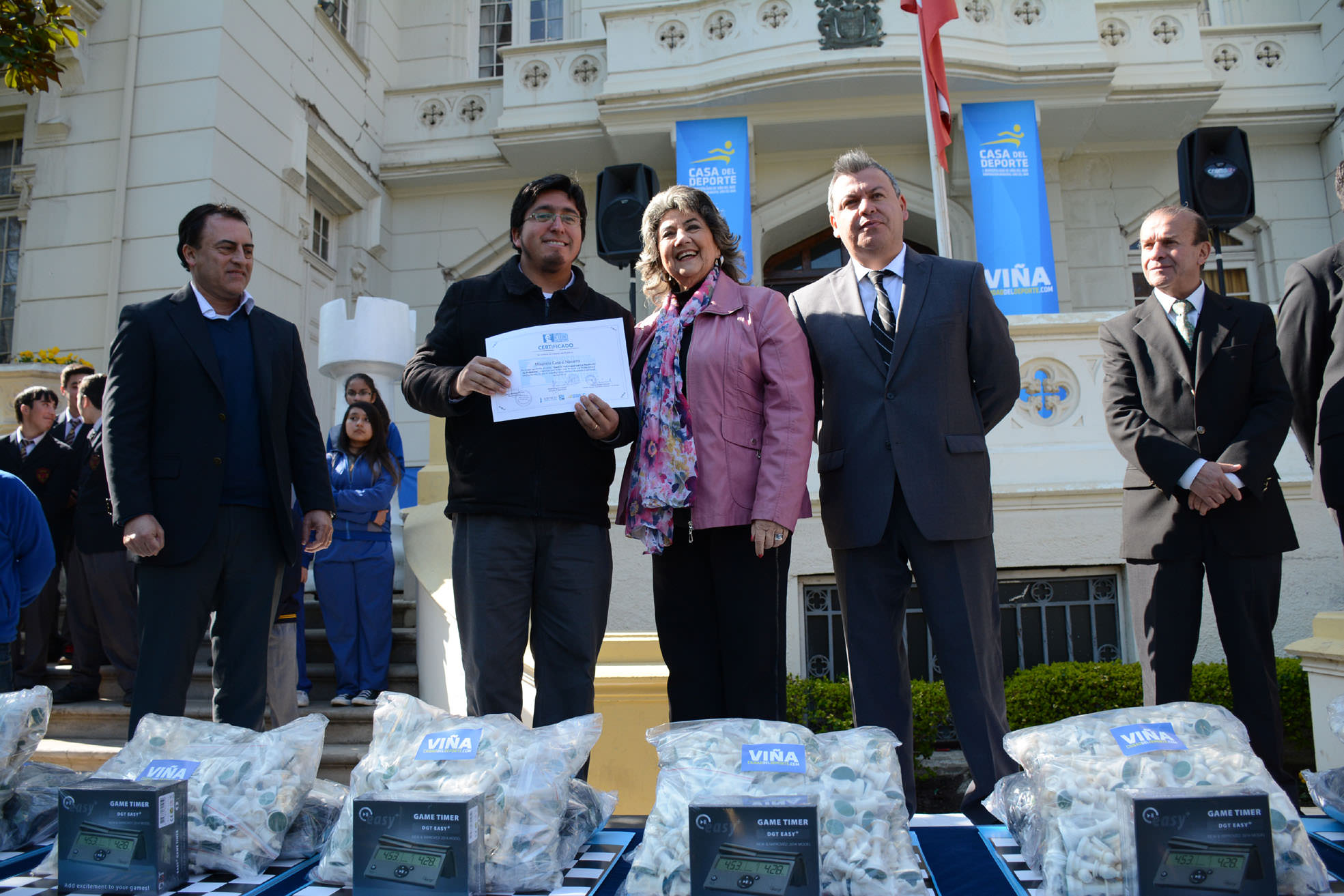 Profesores fueron certificados para aplicar ajedrez en  alumnos de escuelas municipales de Viña del Mar