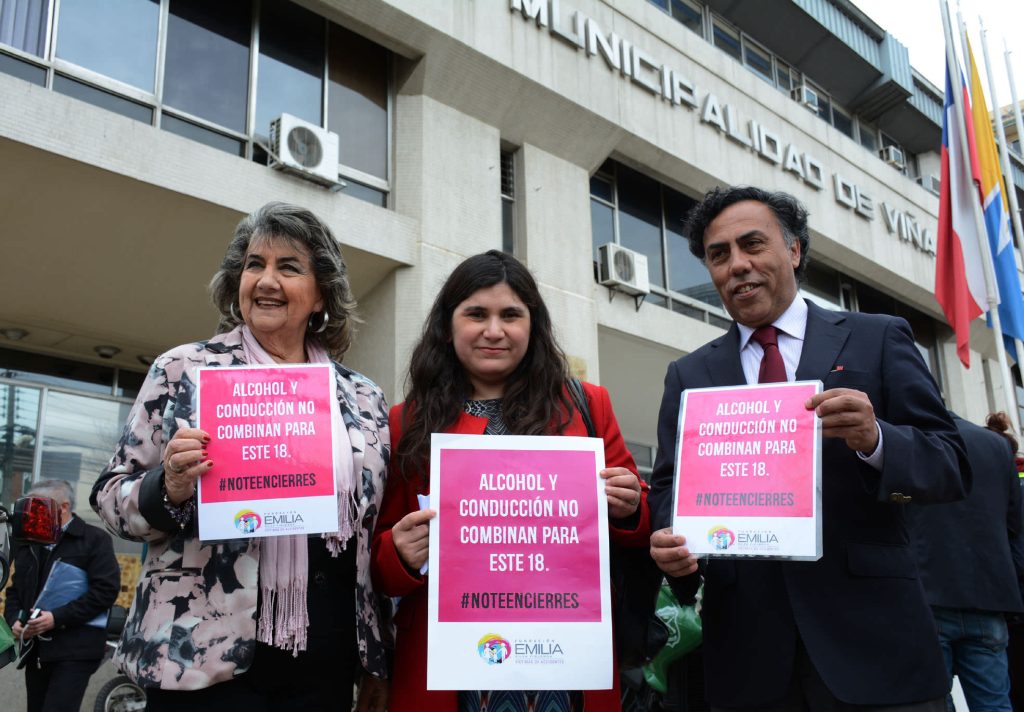 Imagen principal: Municipalidad de Viña del Mar y Fundación Emilia llaman a la prevención vial en Fiestas Patrias