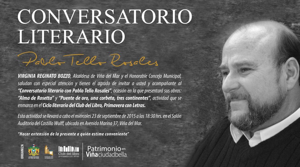 Imagen principal: Municipio de Viña del Mar invita a Conversatorio Literario en Castillo Wulff