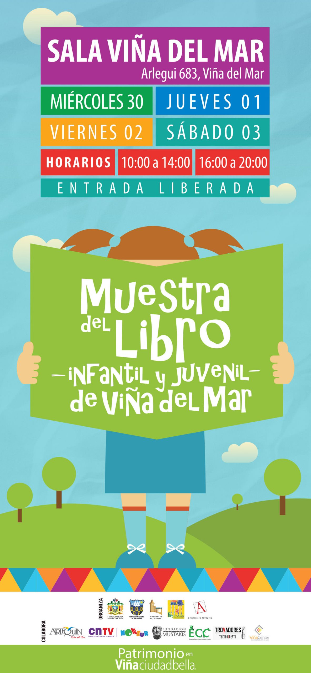 Diversas actividades propone Muestra del Libro Infantil y Juvenil en Viña del Mar