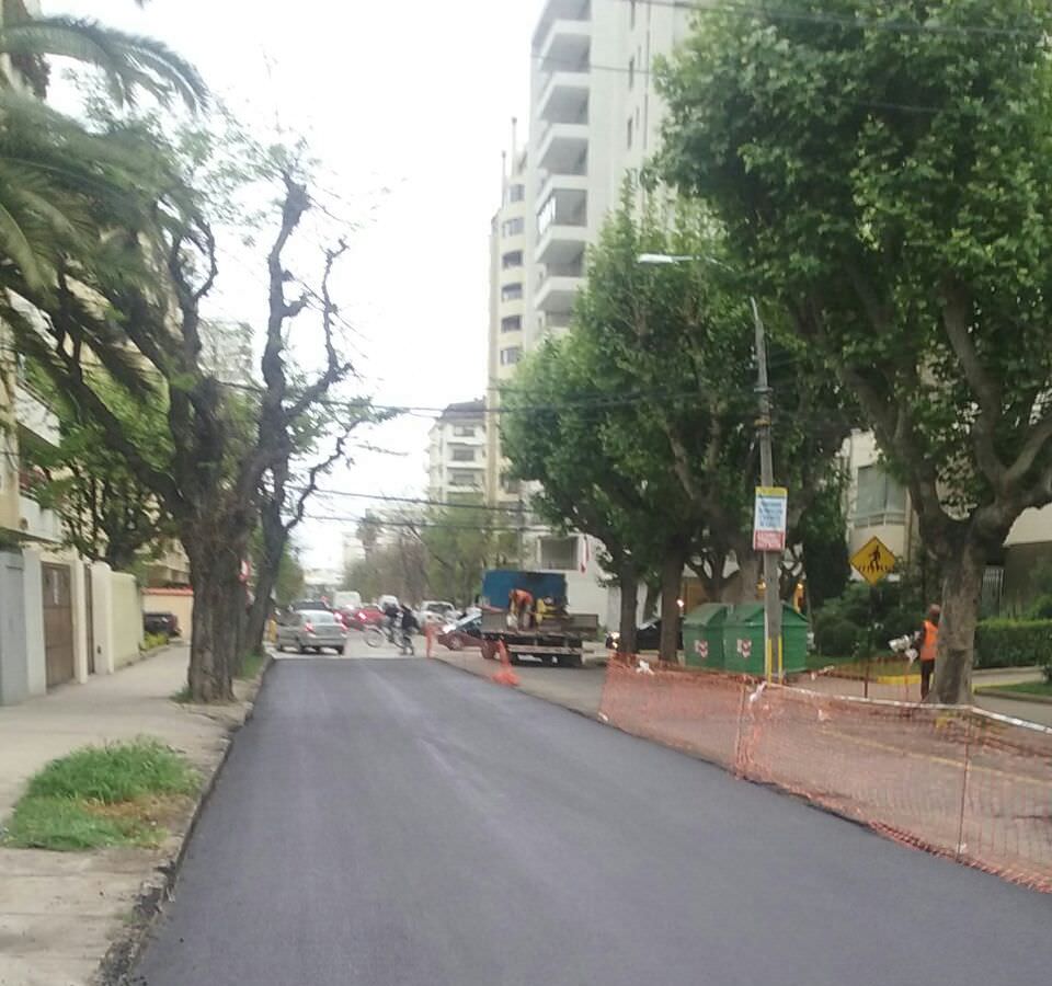 Primera etapa de recarpeteo que ejecuta el Municipio de Viña del Mar en calle 3 norte se encuentra concluida