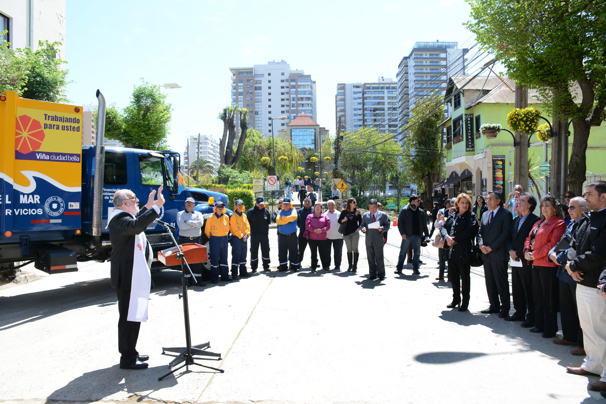 Municipio de Viña del Mar incorpora nuevos  camiones inteligentes para el retiro de aseo domiciliario